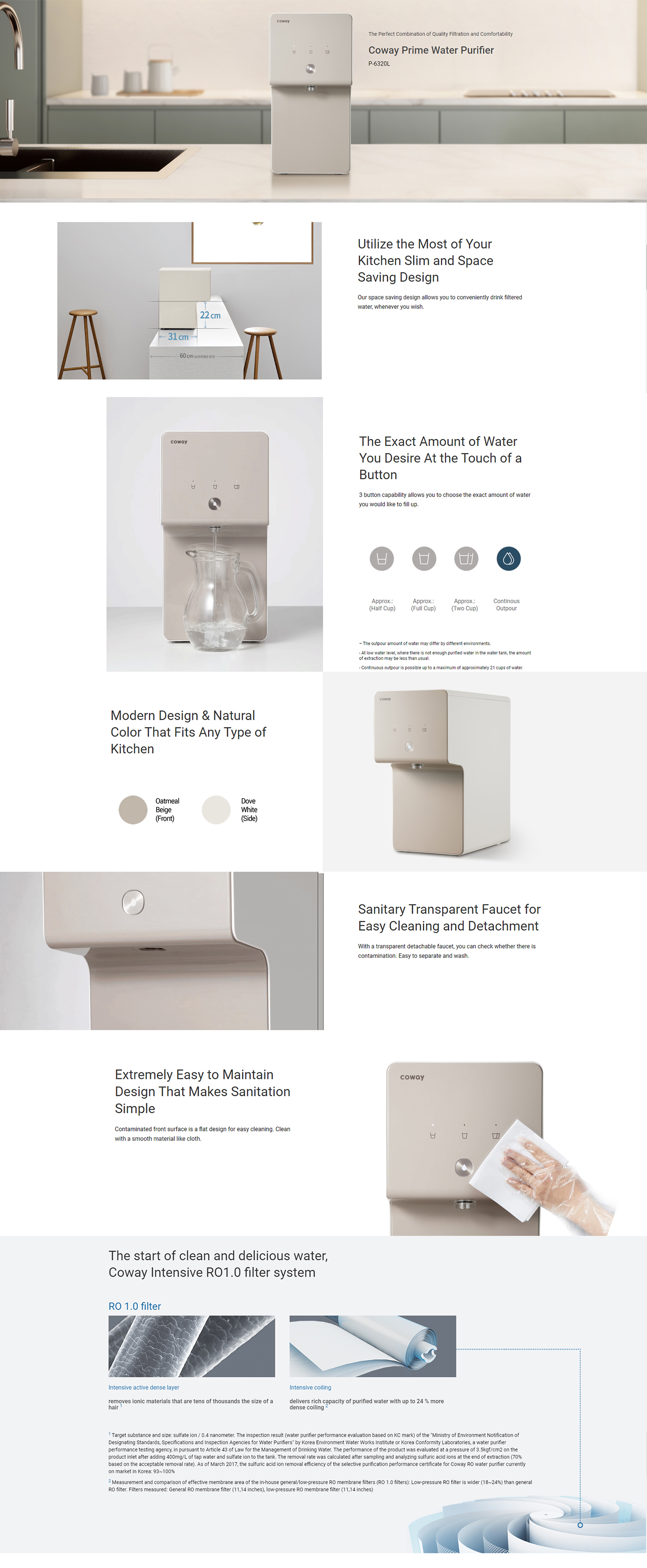 P-6320L Detailed Product Features and Specifications